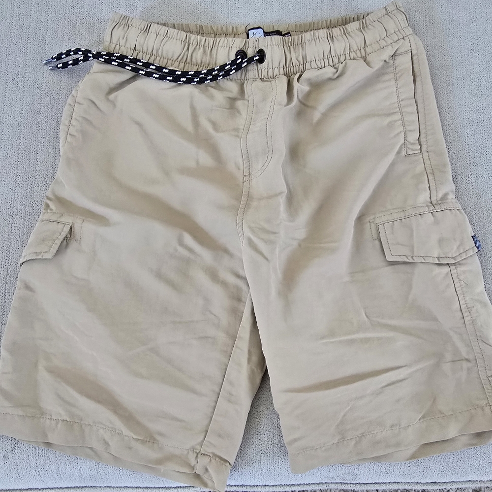 Kids Tan Cargo Shorts